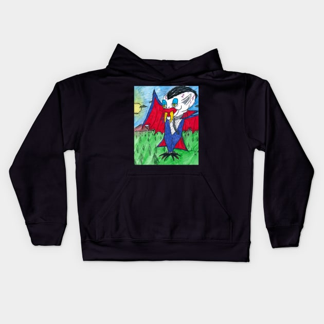 I'd Bite Me Kids Hoodie by lowen morrison